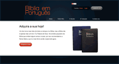 Desktop Screenshot of bibliaemportugues.com